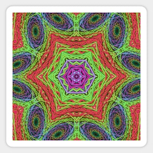 VoidStarsLatticesMandala Magnet